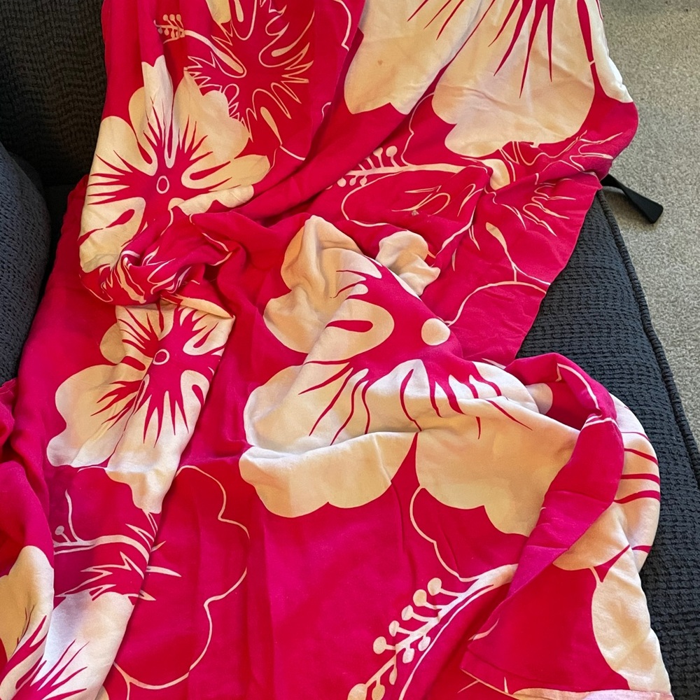 Three Hawaiian print sarongs